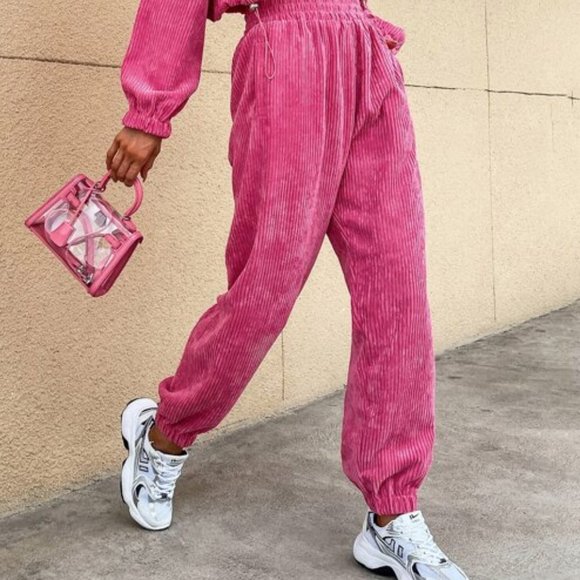 BARBIE GIRL Corduroy Coat & Pants - PINK - Picture 6 of 10